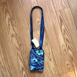 New with tag Vera Bradley Mini Cell Phone Crossbody bag